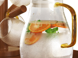 Orange water decor Modello 3D