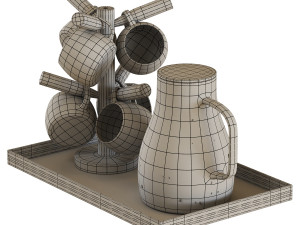 Orange water decor Modello 3D