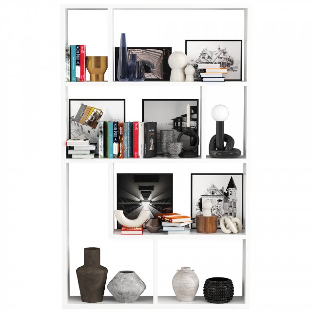 Egge bookcase Modèle 3D .c4d .max .obj .3ds .fbx .stl .blend 