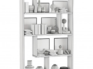 Egge bookcase Modèle 3D