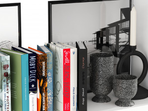 Egge bookcase Modèle 3D