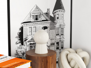 Egge bookcase Modèle 3D