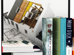 Egge bookcase Modèle 3D