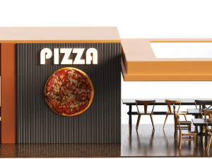 Pizza Market 3D Model
