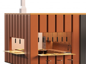 Pizza Market 3D Model