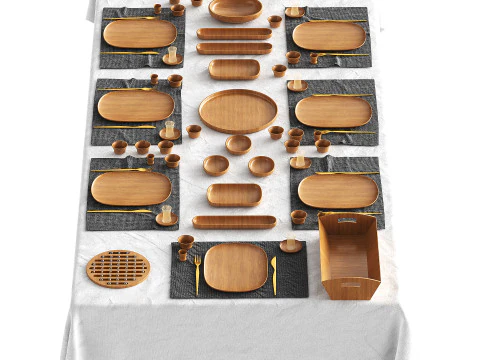 Arrume a mesa Modelo 3D