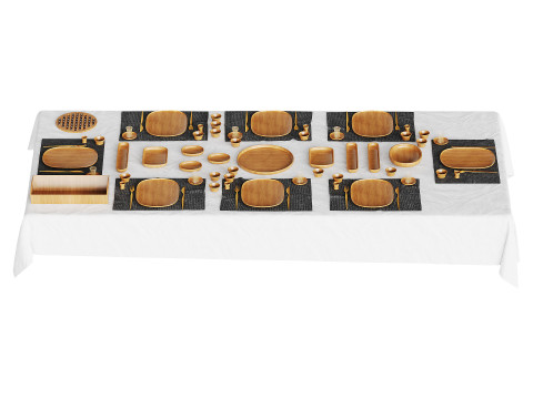 Set the table 3D 모델