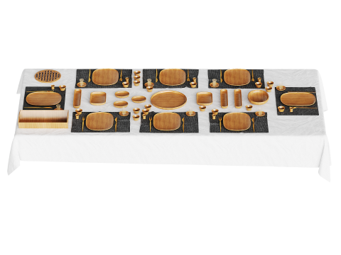 Set the table 3D 모델