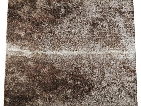 Shaggy rug Whisper Black Modelo 3D