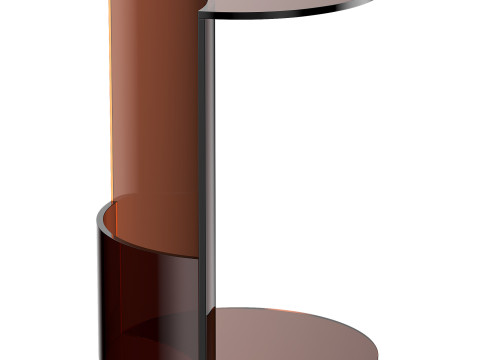 Ansel Acrylic Side Table 3D Model