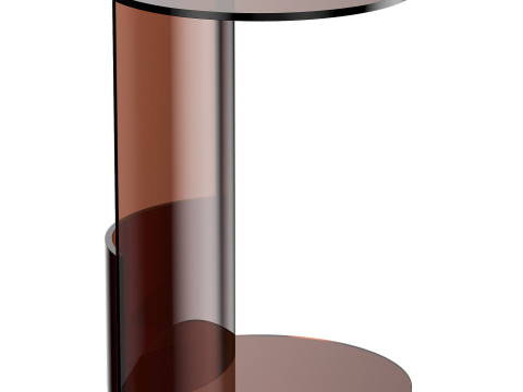 Ansel Acrylic Side Table 3D मॉडल