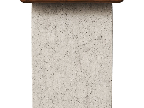 Aspen Sculptural Marble Table 3D Modell