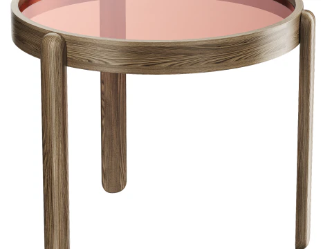 Trittico stackable table 3D Model