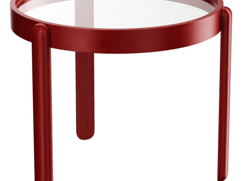 Trittico stackable table 3D Model