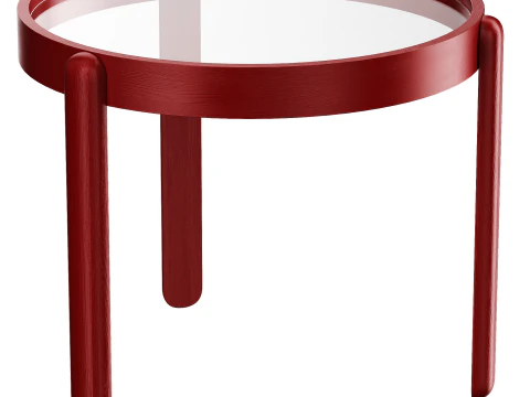 Trittico stackable table 3D Model