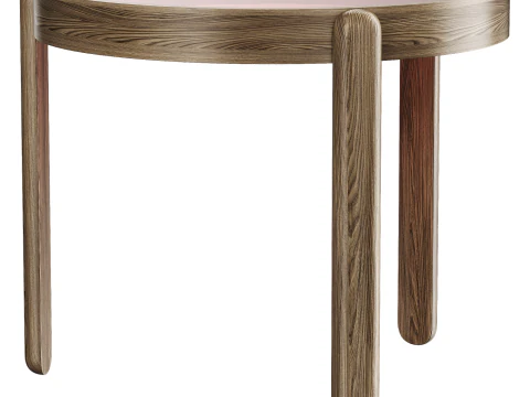 Trittico stackable table 3D Model