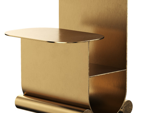 Modern auxiliary bedside table Modelo 3D
