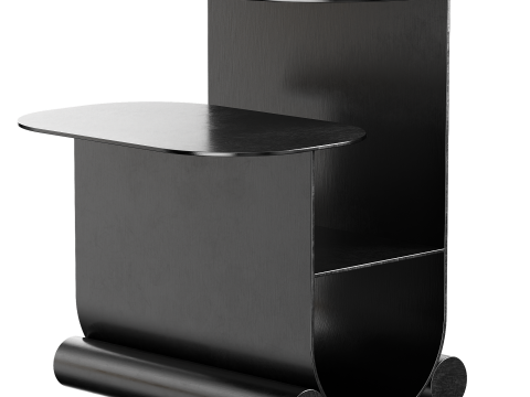 Modern auxiliary bedside table 3D 모델