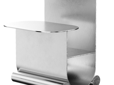 Modern auxiliary bedside table 3D 모델