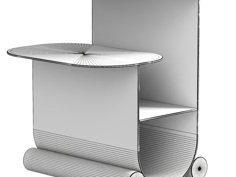 Moderner Beistelltisch 3D Modell