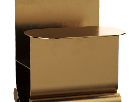 Modern auxiliary bedside table 3D 모델