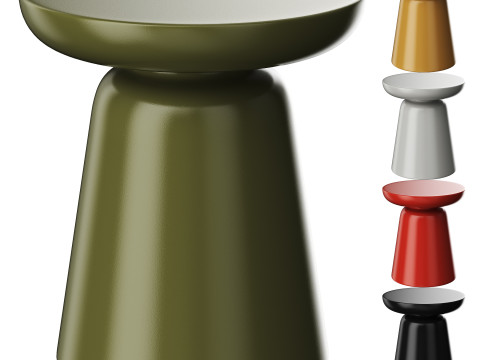 Household plastic round tea table 3Dモデル