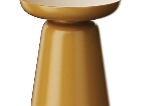 Household plastic round tea table Modelo 3D