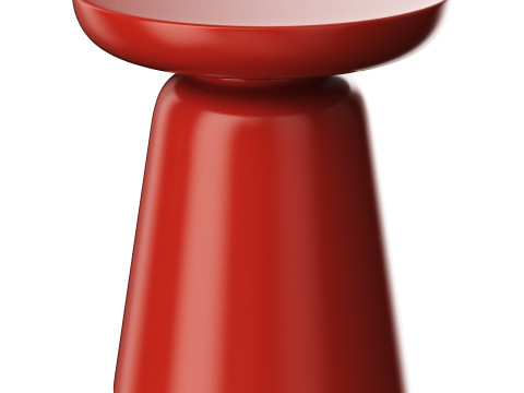 Household plastic round tea table Modelo 3D