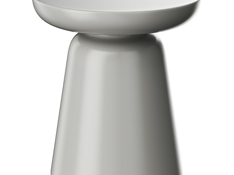 Household plastic round tea table Modelo 3D