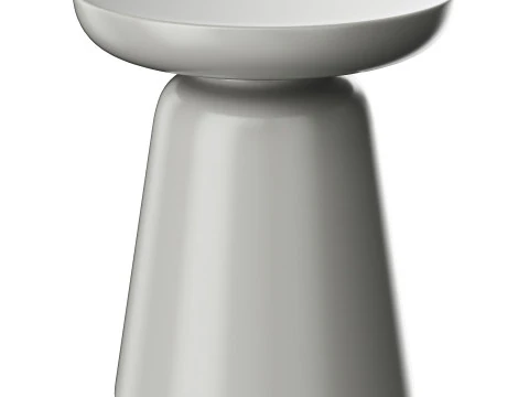 Household plastic round tea table 3D Model