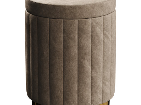 Lightweight luxury stools 3D Model