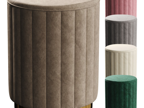 Lightweight luxury stools Modello 3D