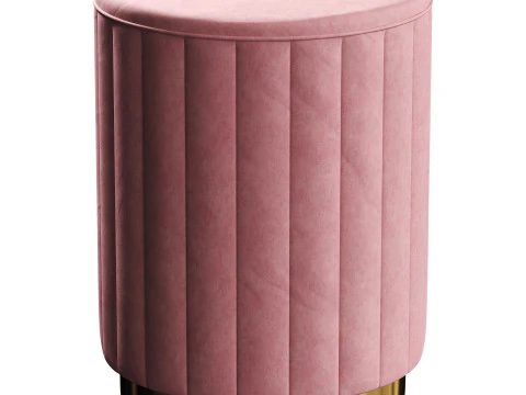 Lightweight luxury stools 3D Model
