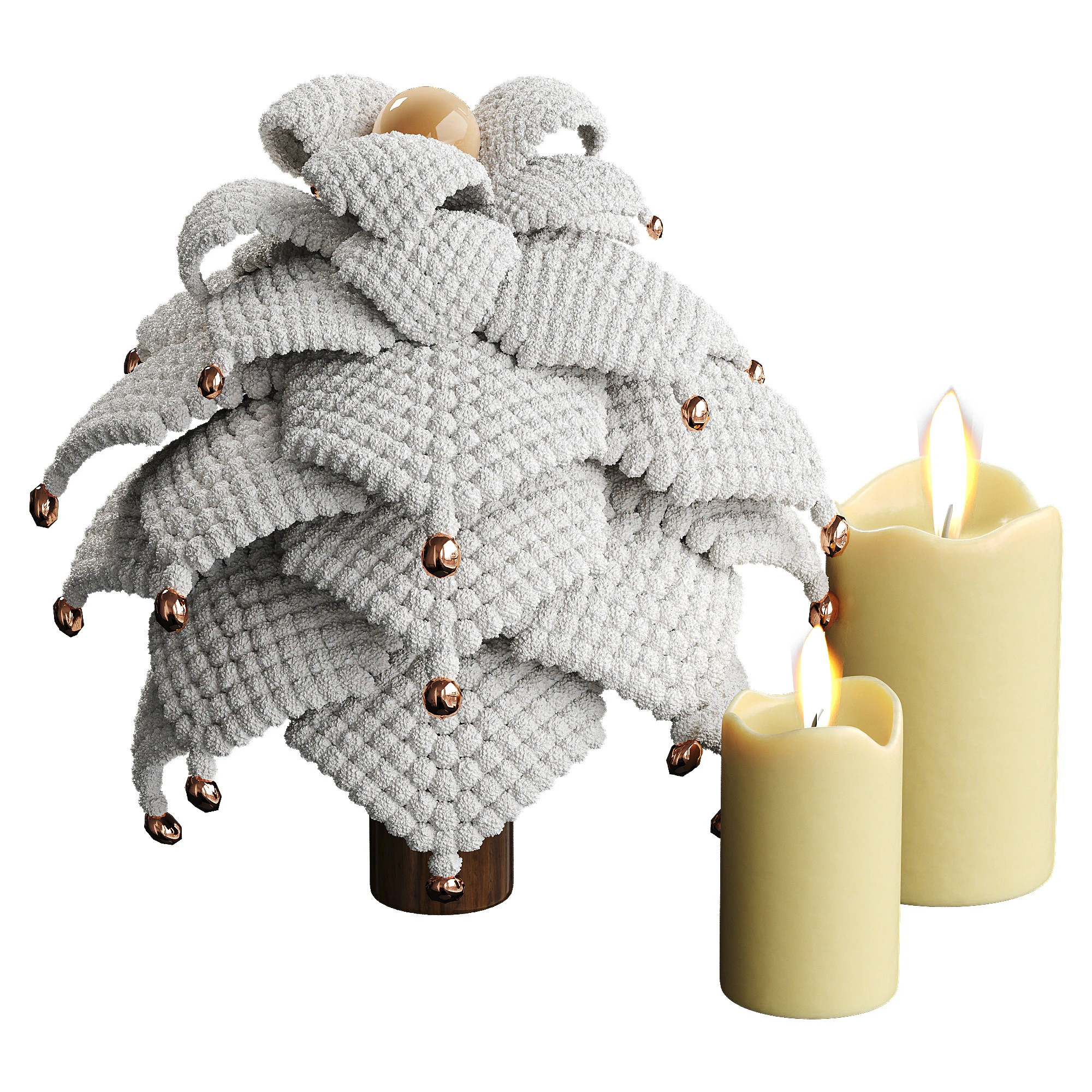 Decorative Fir 3D Model .c4d .max .obj .3ds .fbx .stl .blend 
