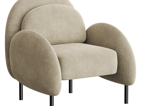 Chair Caldera Bucle Storm 3Dモデル