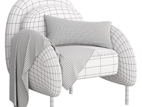 Chair Caldera Bucle Storm 3Dモデル