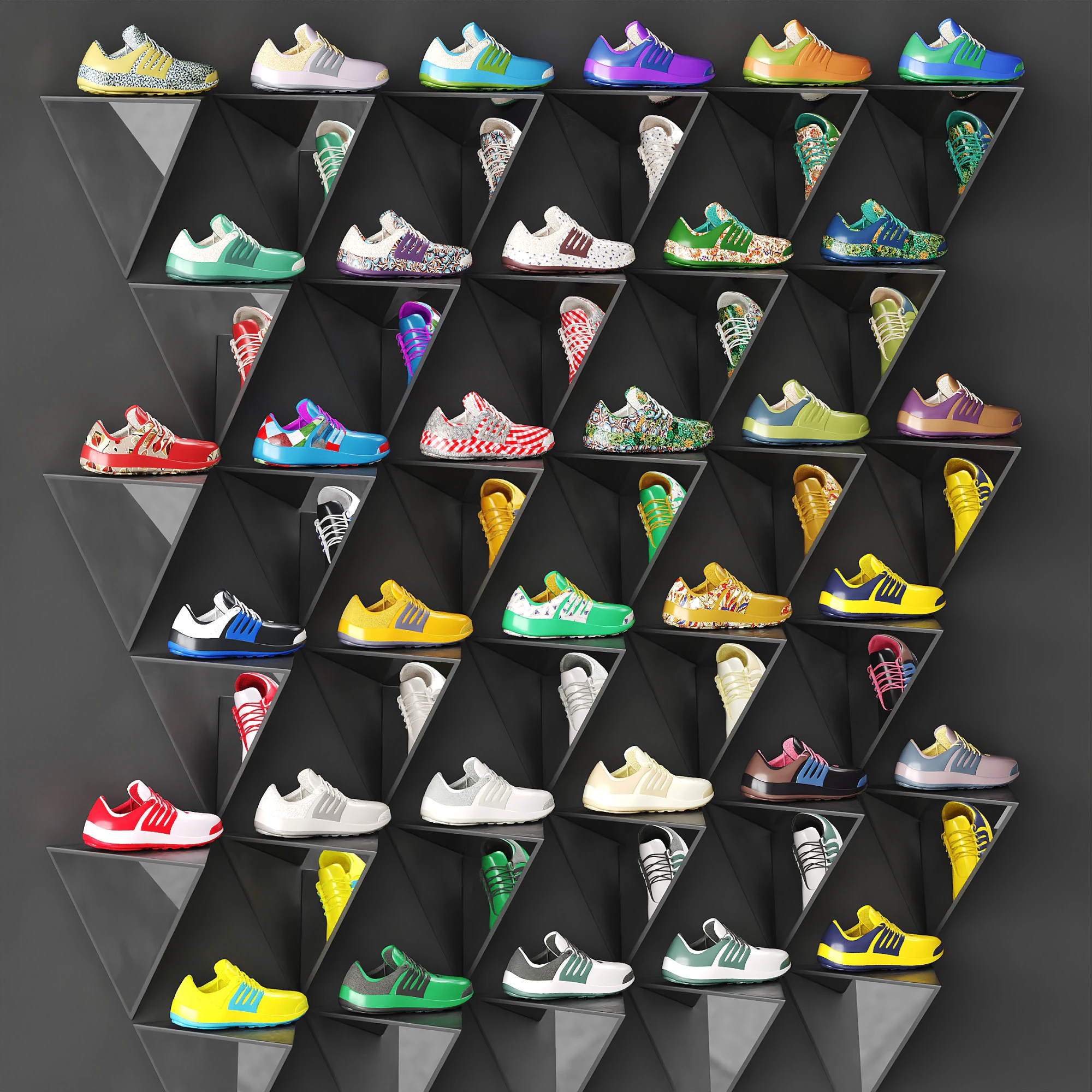 Sportswear shop 3D Model .c4d .max .obj .3ds .fbx .stl .blend