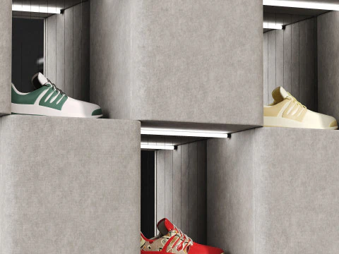 Sportswear shop 3D Model