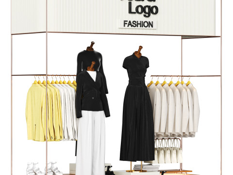 Clothing store and showroom 3D Model