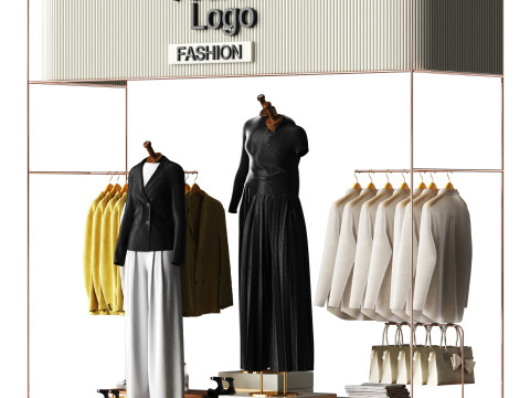 Clothing store and showroom 3D Model