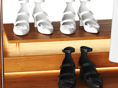 Clothing store and showroom 3D Model