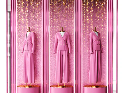 Clothing store and showroom 3D Model