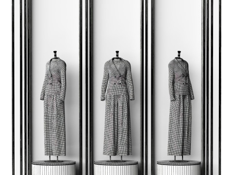 Clothing store and showroom 3D 模型