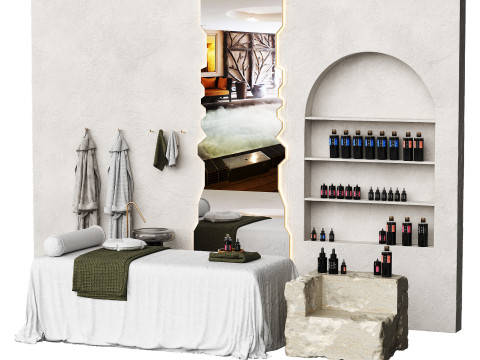 Modern spa Modello 3D
