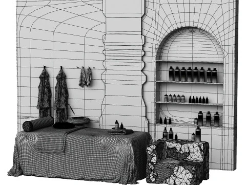 Modern spa 3D Model