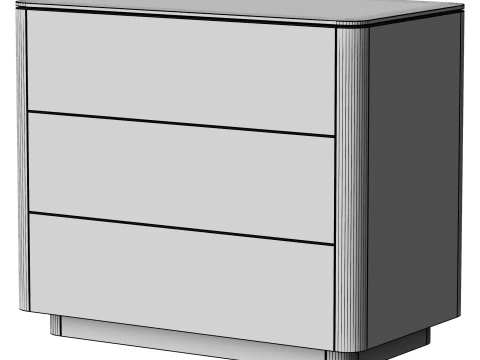 Tammi petto Modello 3D