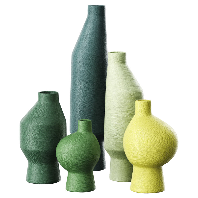 Vase 3D Model .c4d .max .obj .3ds .fbx .stl .blend 