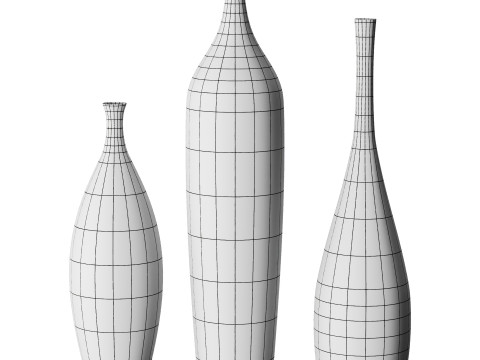 Vase Wooden 3Dモデル