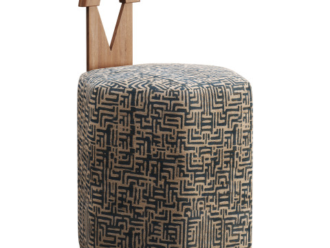 WEBSTER STOOL 3D Model