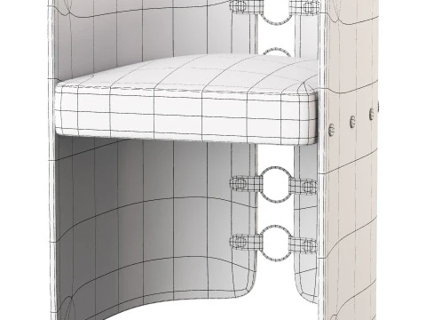 Jetson Dinning chair 3D Model